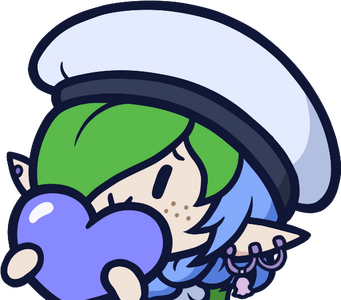 Bluabell by razzyberii Bluabell Heart Emote